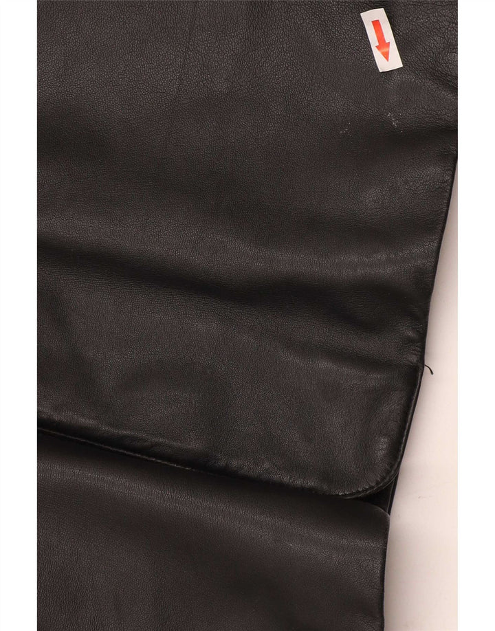 veste en cuir homme vintage EU 56 XL Noir
