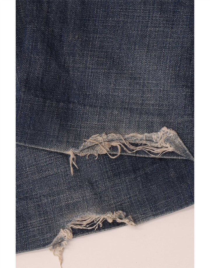Lee Mens Freeburn Straight Jeans W34 L30 Blue Cotton