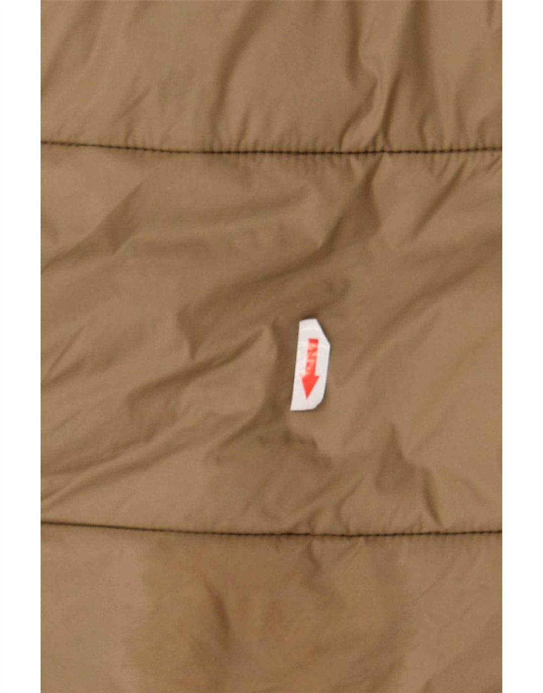 Zara Damen-Jacke mit Kapuze, gepolstert, UK 20 2XL, Beige, Polyester