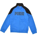 PUMA Boys Graphic Tracksuit Top Jacket 7-8 Years XS  Blue Polyester | Vintage Puma | Thrift | Second-Hand Puma | Used Clothing | Messina Hembry 