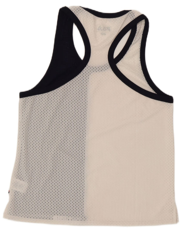 Fila Mens Graphic Vest Top Small White Colourblock Polyester