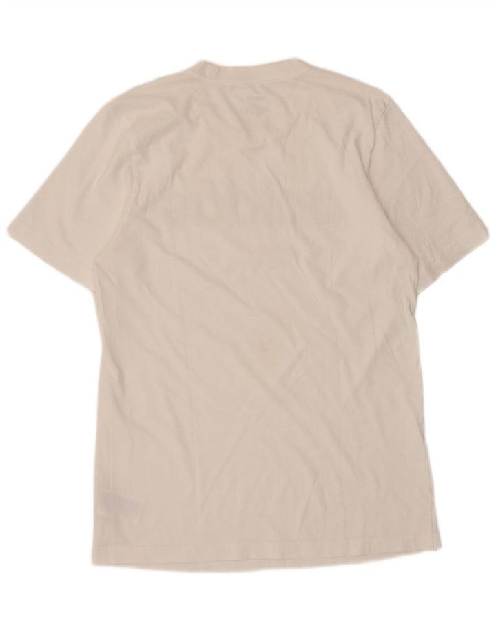 Adidas Mens Graphic T-Shirt Top Small White Cotton