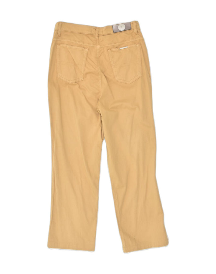 TRUSSARDI Womens Straight Jeans W31 L24 Beige Cotton | Vintage Trussardi | Thrift | Second-Hand Trussardi | Used Clothing | Messina Hembry 