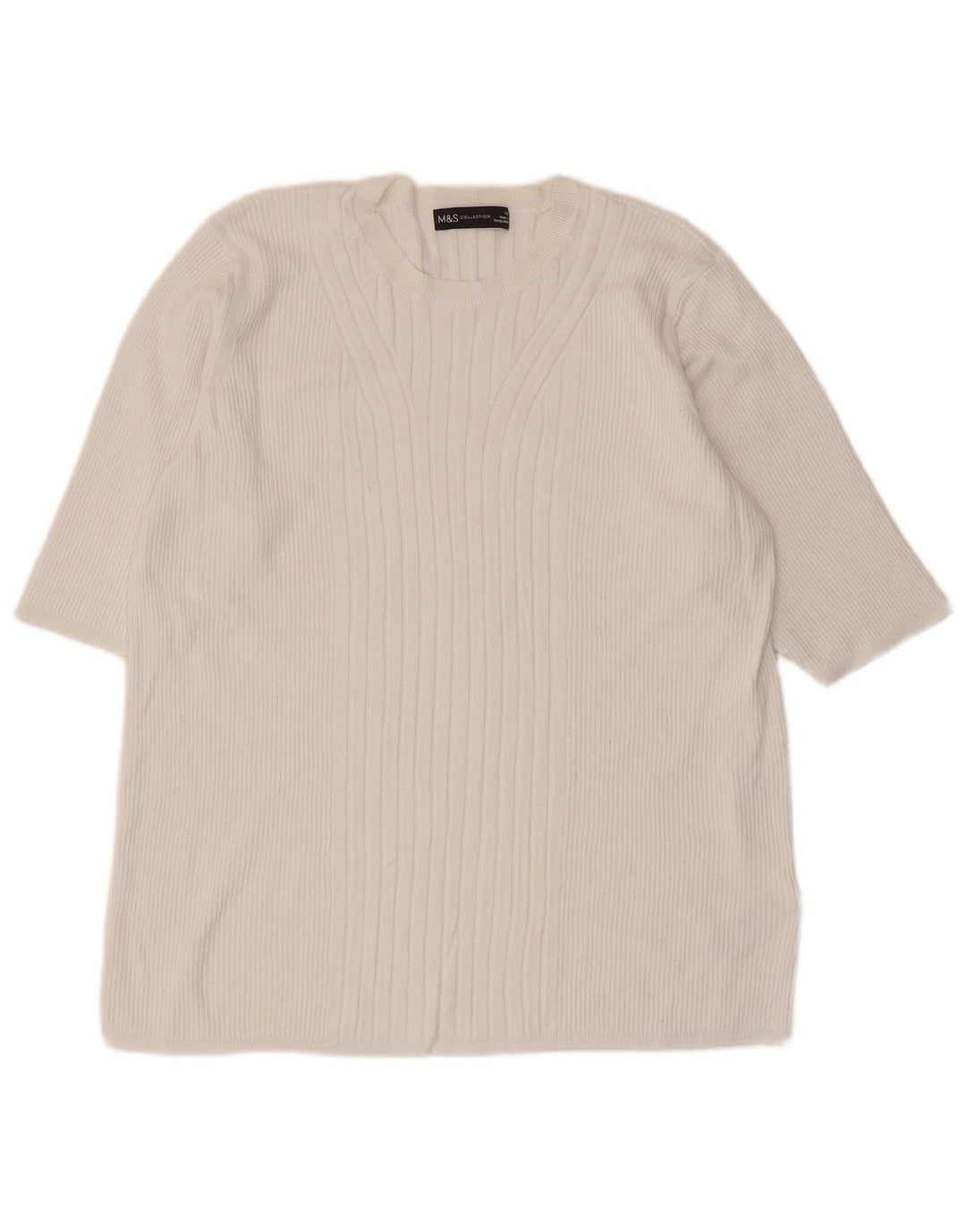 Marks & Spencer Damebluse Top UK 18 XL Hvid Viscose