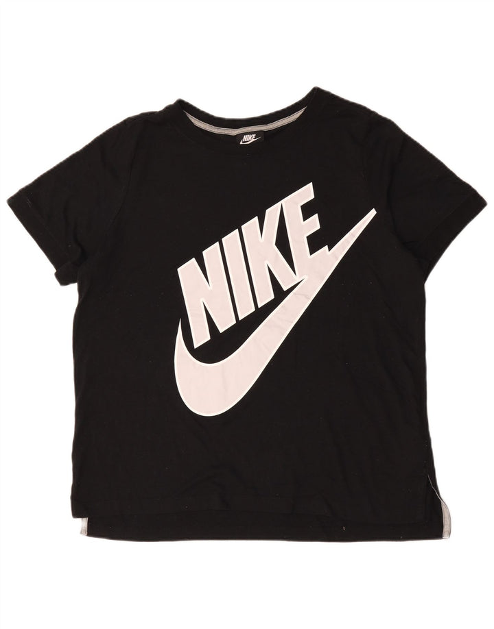 Nike Mens Graphic T-Shirt Top Large Black Cotton
