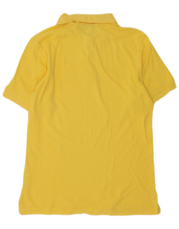 Lotto Mens Polo Shirt Large Yellow Cotton
