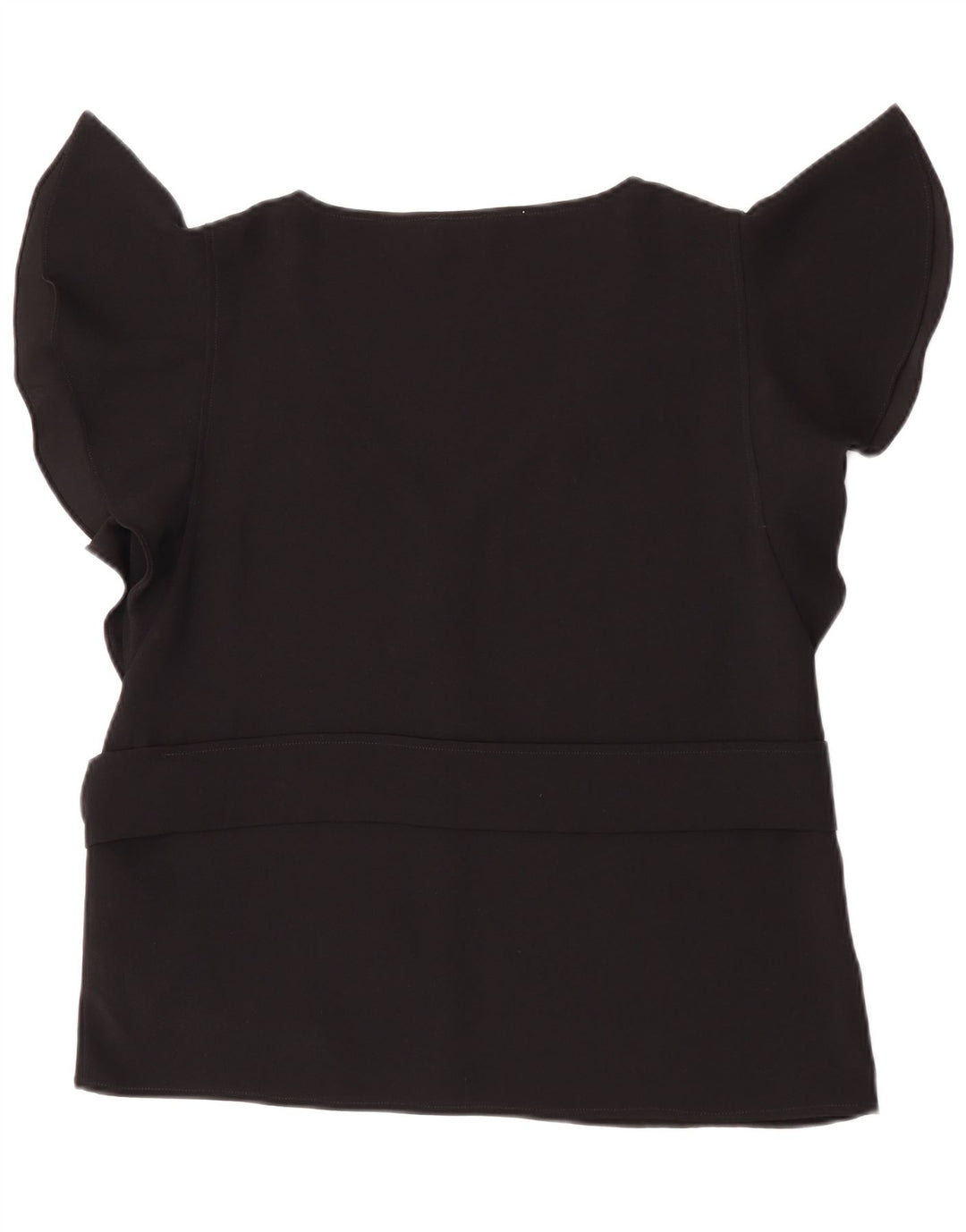 Marella Womens EMME Blouse Top UK 14 Large Black Polyester