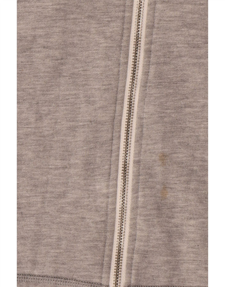 Converse Mens Zip Hoodie Sweater Medium Grey Cotton