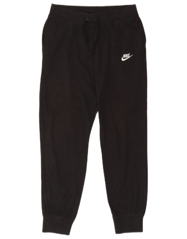 Nike Damen Trainingshose Jogger UK 10 Small Schwarz Baumwolle
