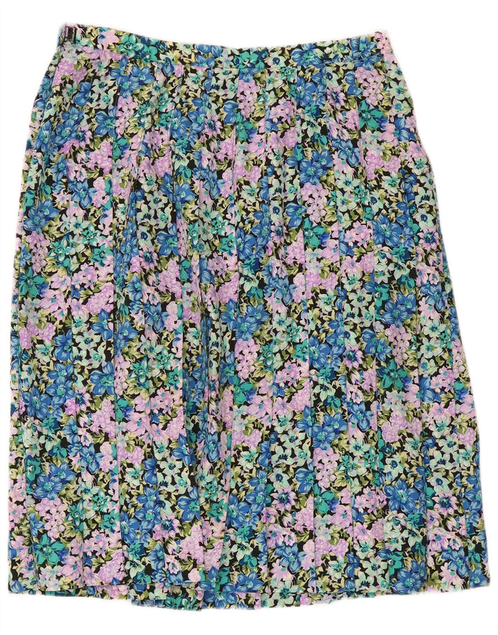 Vintage Γυναικεία Πλισέ Φούστα W30 Μεσαία Πολύχρωμη Floral