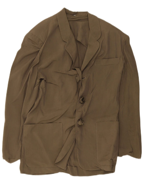 Vintage Damen Blazer Jacke EU 40 Mittelgrün