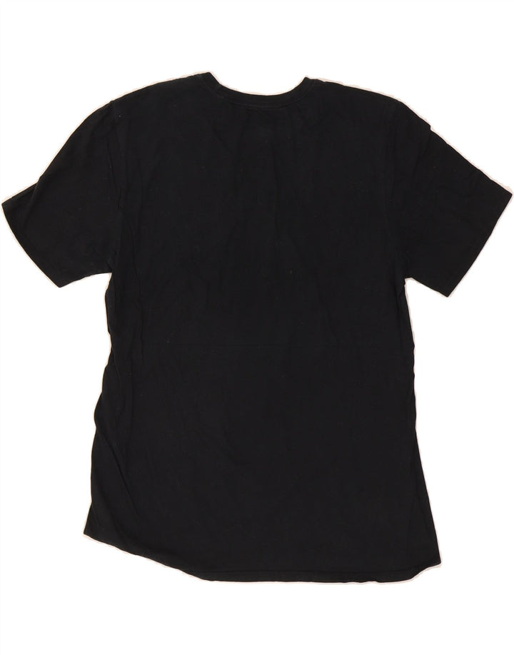NIKE Mens Athletic Cut Graphic T-Shirt Top Medium Black Cotton Vintage Nike and Second-Hand Nike from Messina Hembry 