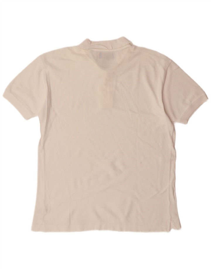 LEE Poloshirt til mænd Stor hvid bomuld
