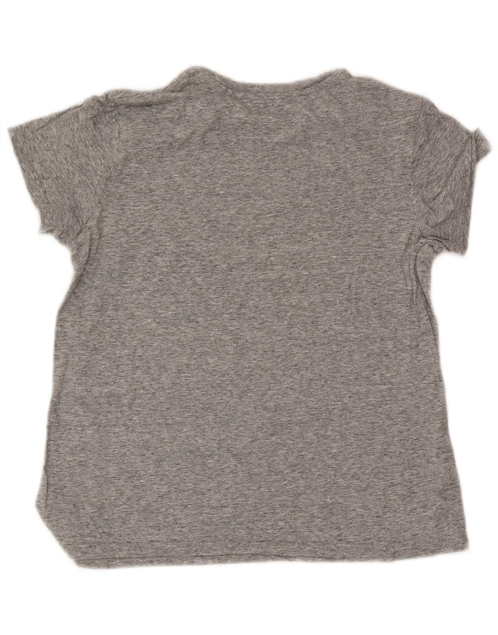 Levi's Womens Graphic T-Shirt Top UK 10 Small Grey Flecked