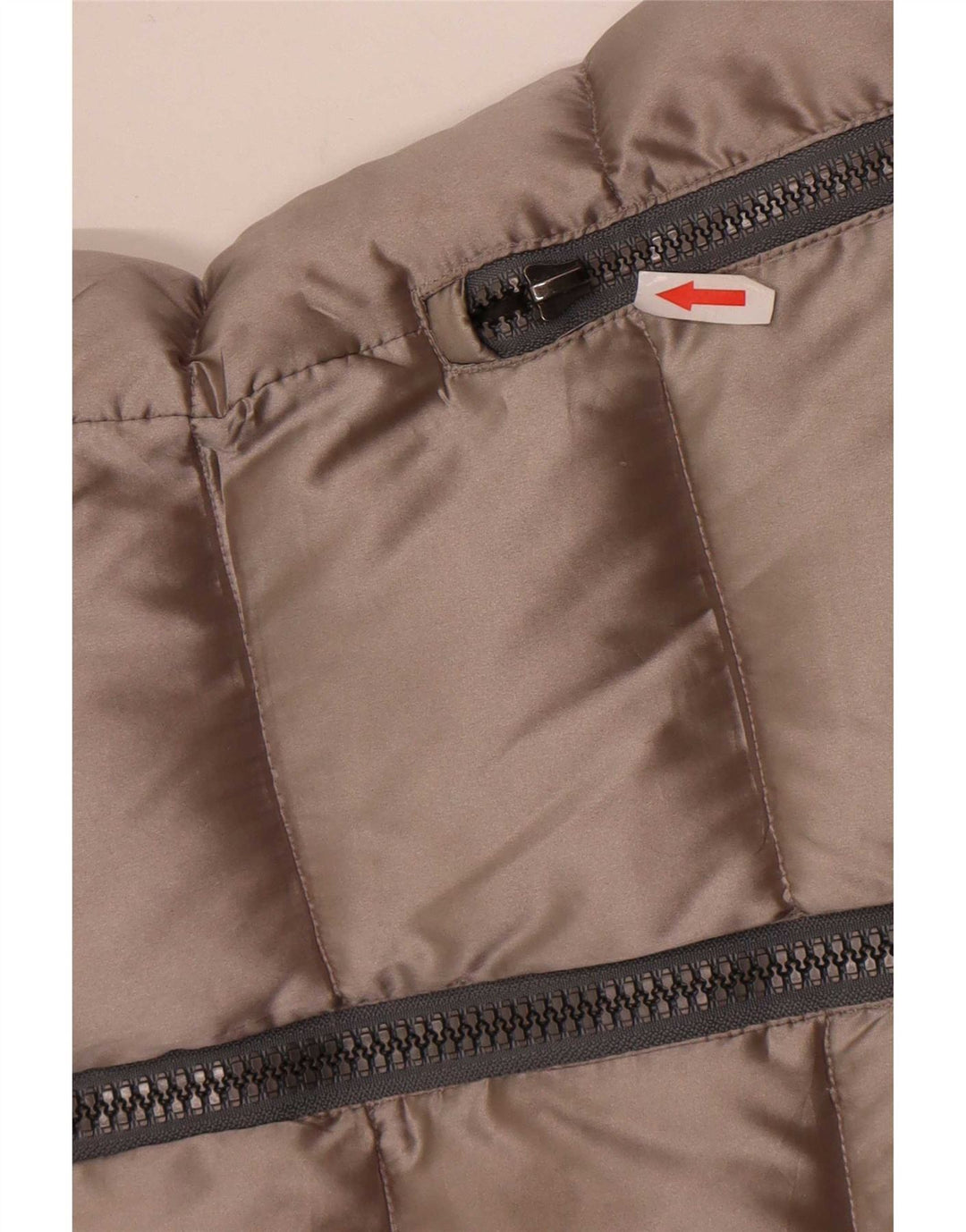 Colmar Womens Hooded Padded Jacket UK 10 Small Grey Polyester
