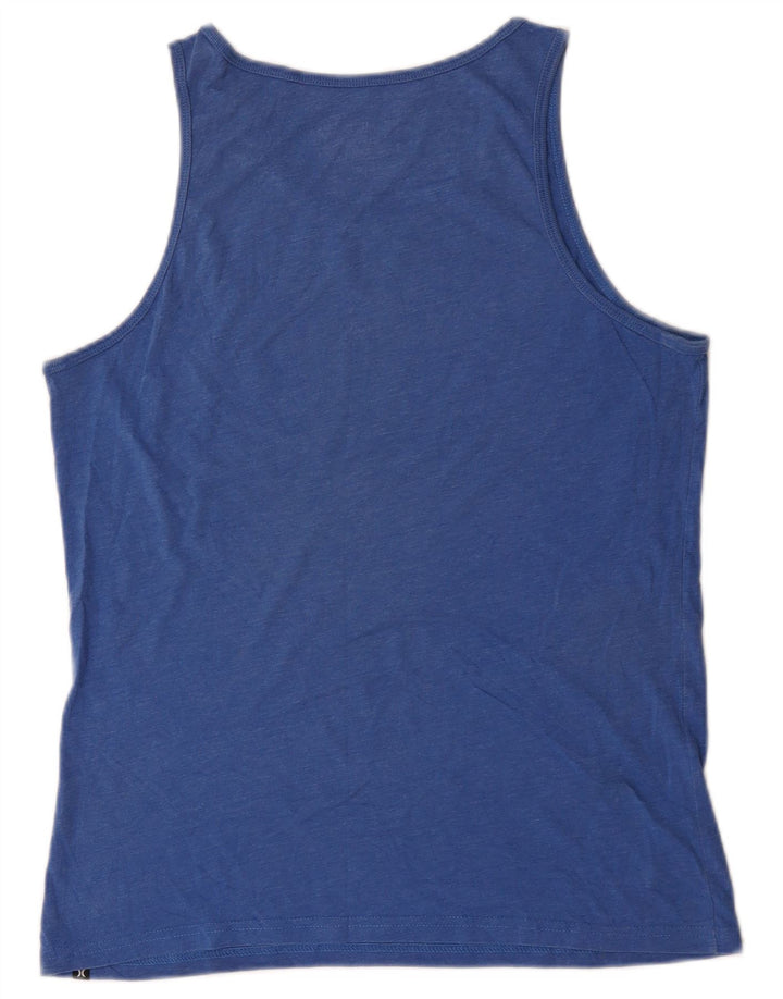Męska kamizelka Hurley Premium Fit Graphic, średnia niebieska, bawełniana