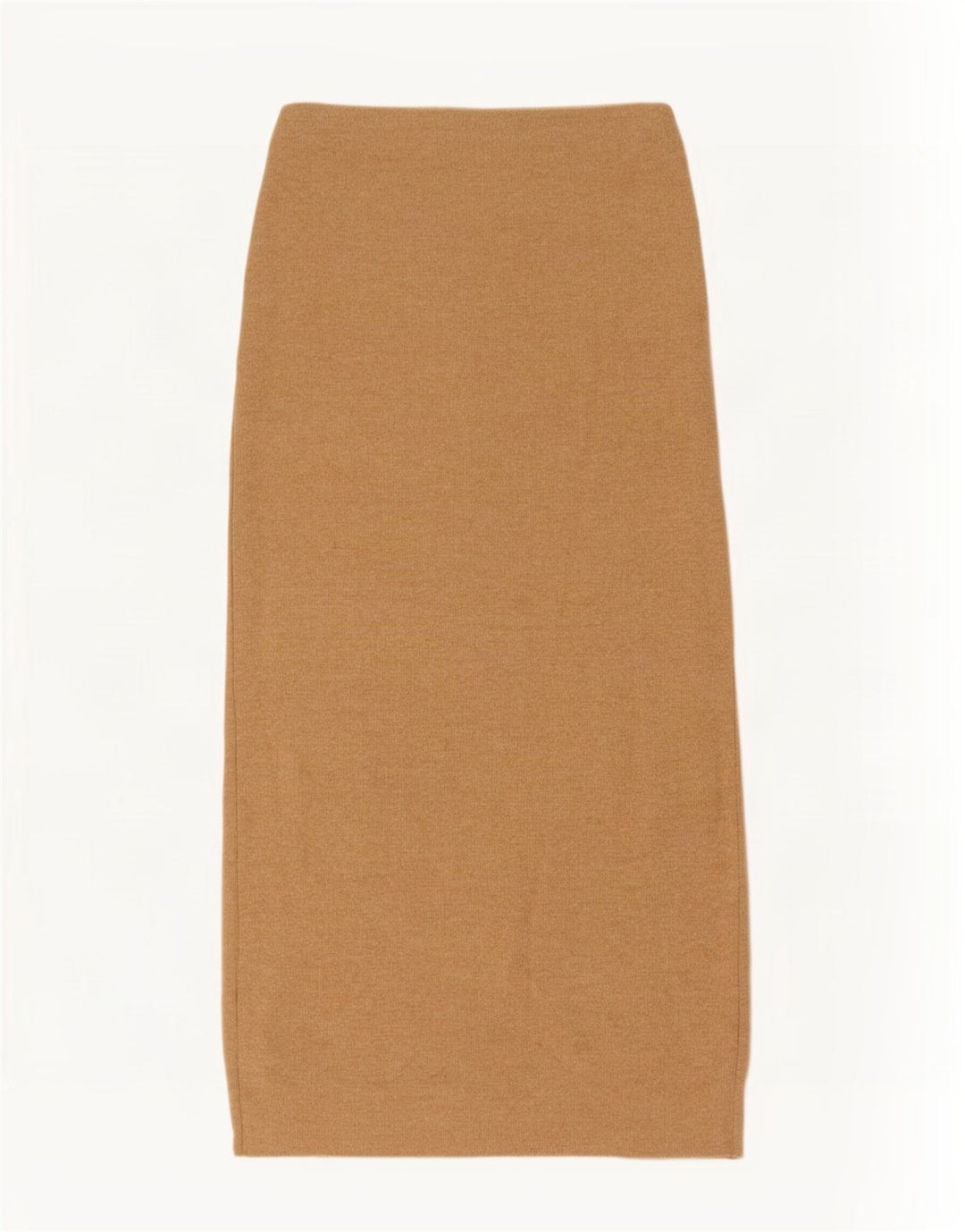 Zara Damen Strick-Midirock, Größe S, W26, Beige, Polyester
