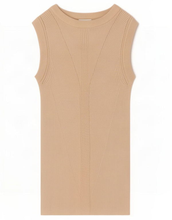 Canotta da donna Marks & Spencer UK 6 XS Beige viscosa