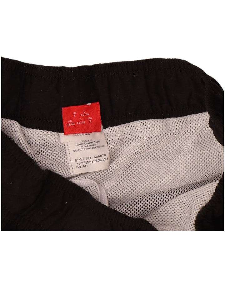 Puma Mens Graphic Sport Shorts Small  Black Colourblock Polyester