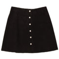 Minigonna vintage da donna W27 piccola nera