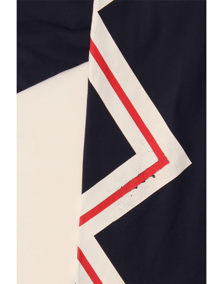 Leggings grafici da donna Fila UK 14 Large Poliestere geometrico blu navy
