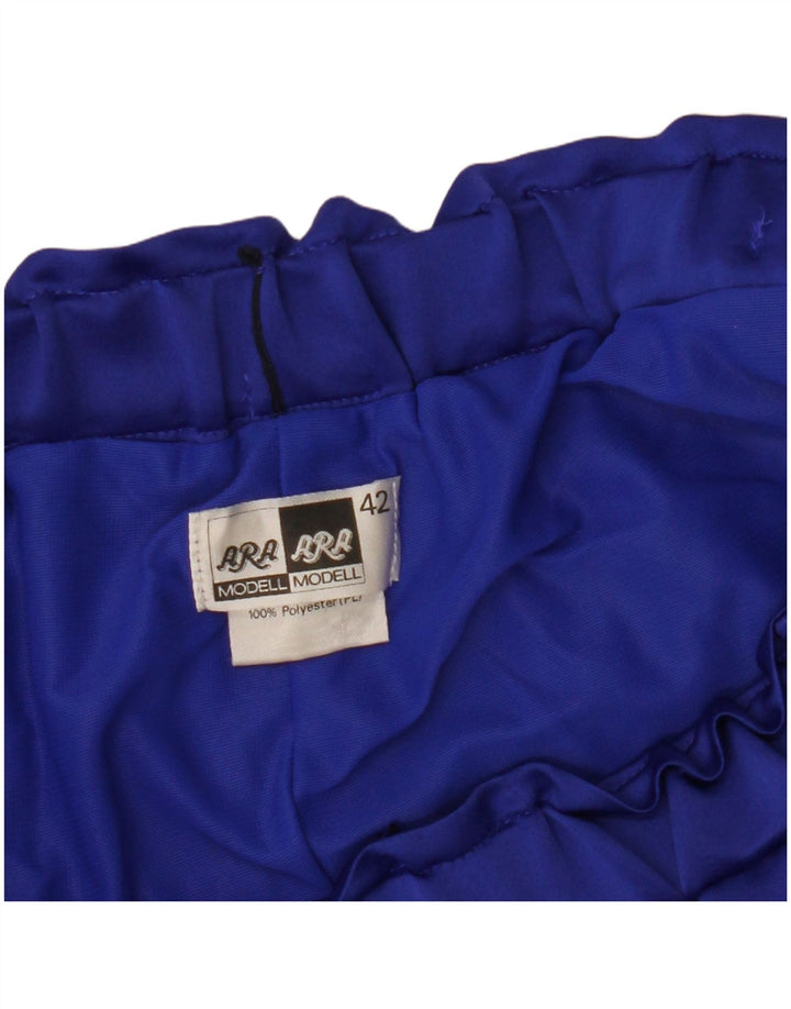 ARA Plisseret nederdel til kvinder IT 42 Medium W30 Blå polyester