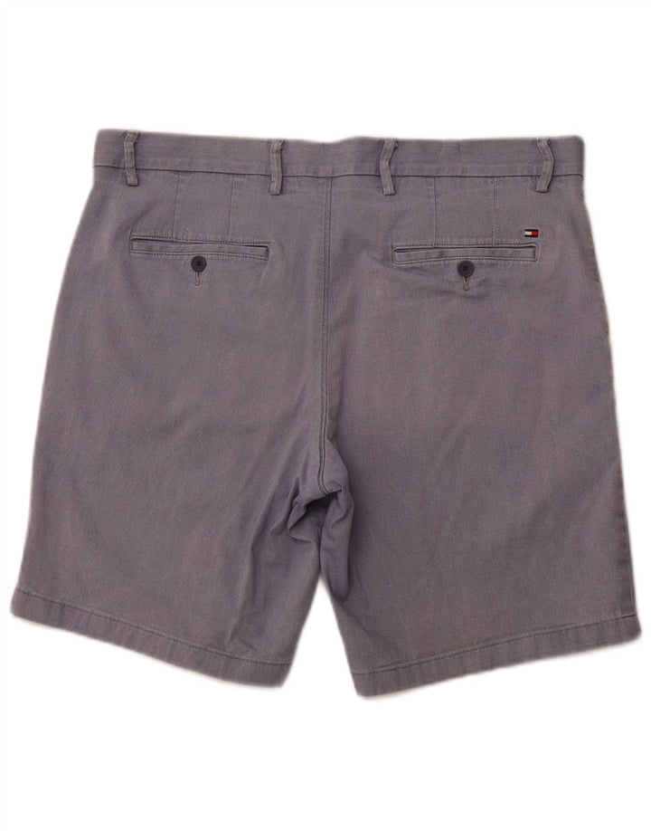 TOMMY HILFIGER Mens Chino Shorts W36 Large Blue Cotton