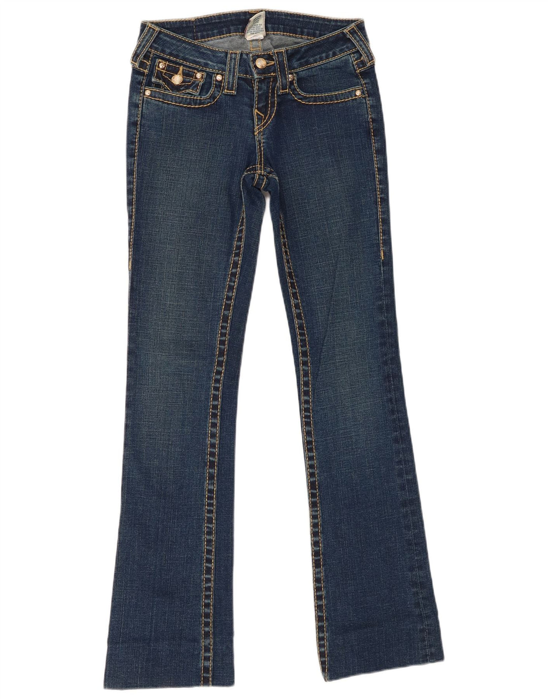 Женские джинсы Bootcut True Religion W25 L31, синий хлопок