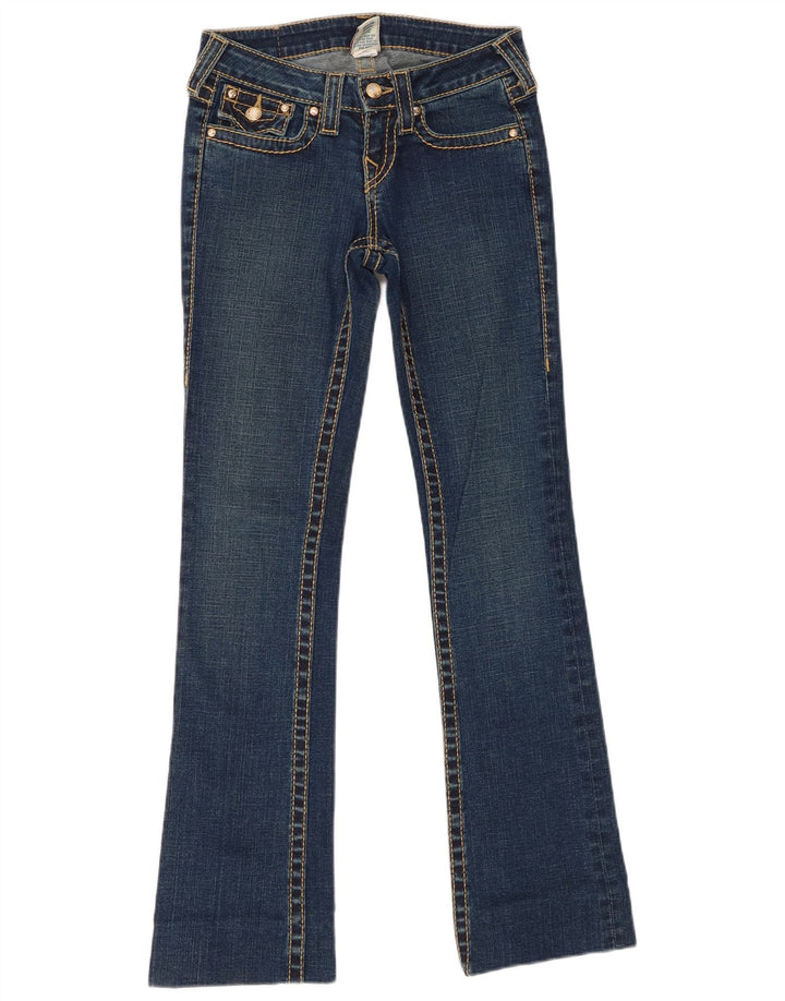 Женские джинсы Bootcut True Religion W25 L31, синий хлопок