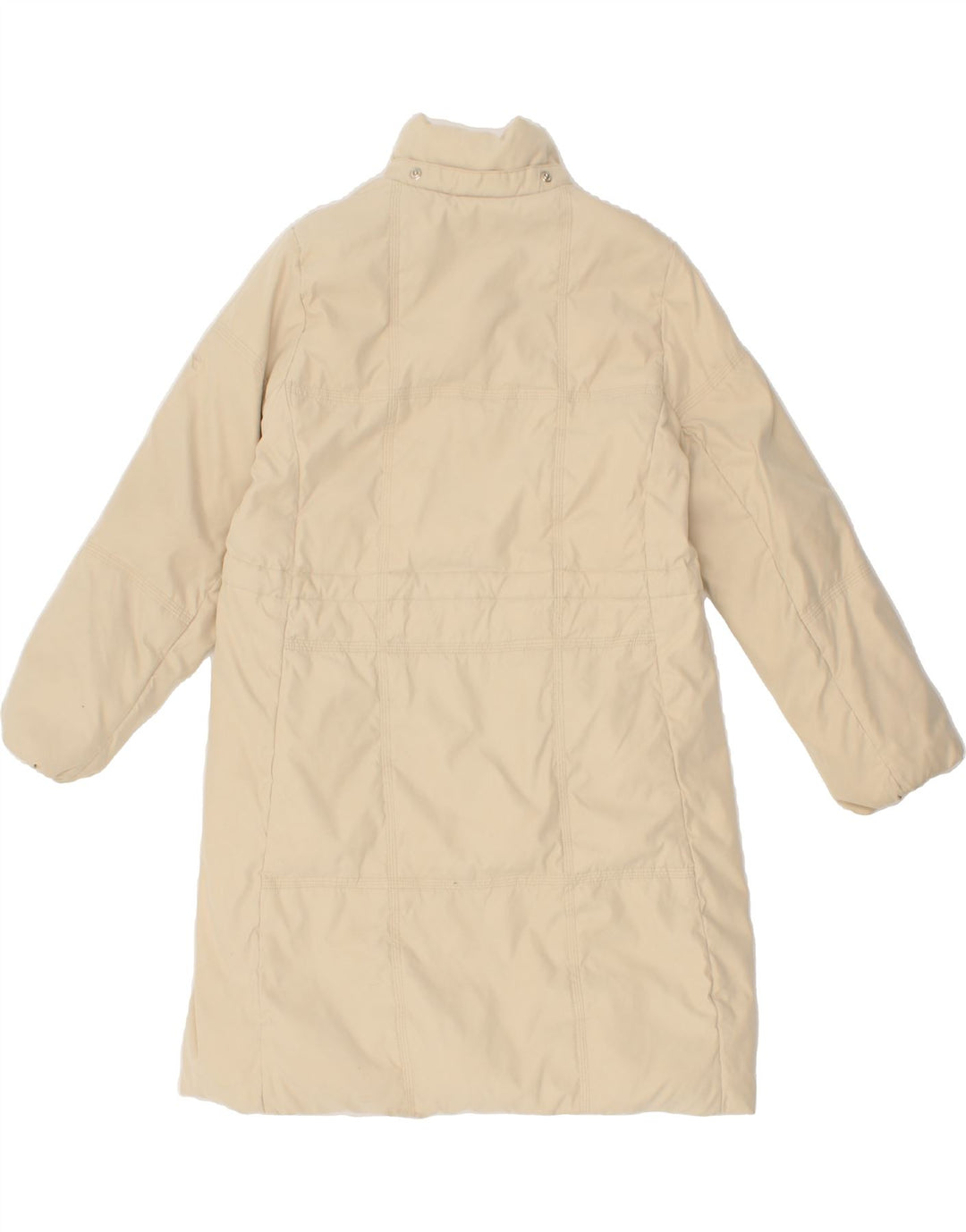 DIADORA Girls Padded Coat 9-10 Years Large Beige Polyester Vintage Diadora and Second-Hand Diadora from Messina Hembry 