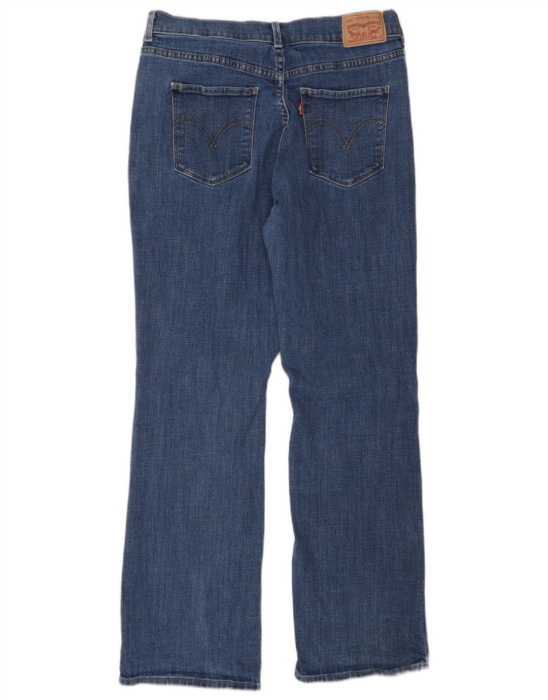 Jeans bootcut classici da donna Levi's US 10 Large W30 L30 cotone blu