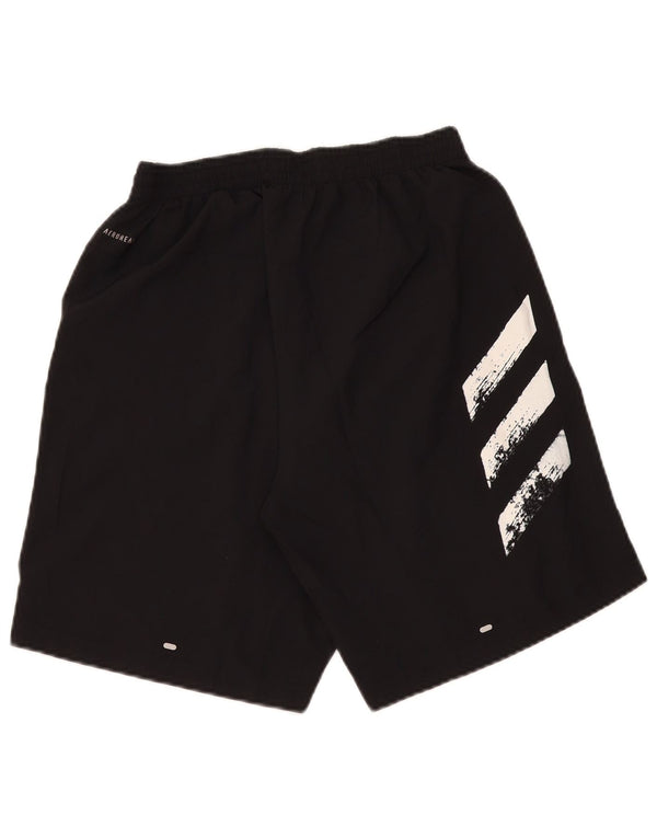 Pantaloncini sportivi Adidas Aeroready Graphic da uomo di colore nero medio