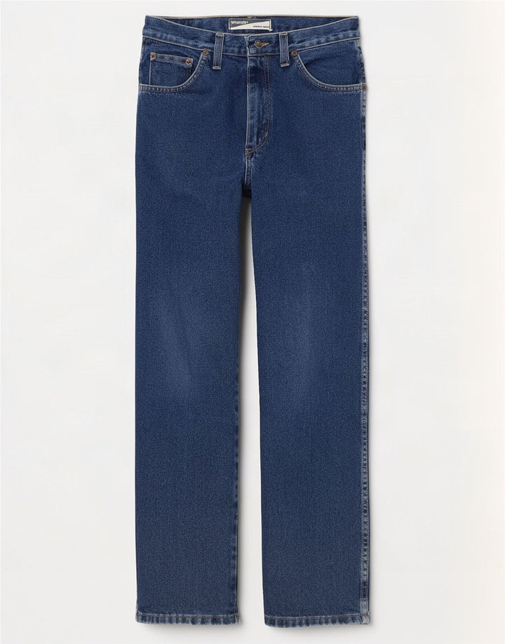 Wrangler Herren Regular Straight Jeans W30 L30 Blaue Baumwolle