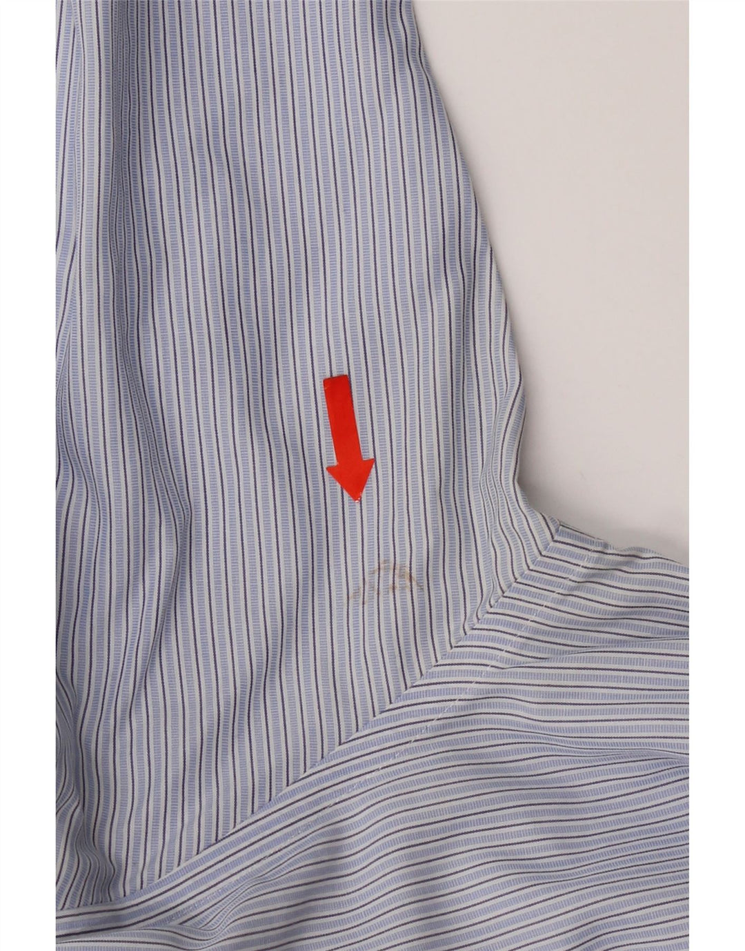 Brooks Brothers Mens 346 Shirt Size 15 Medium Blue Striped Cotton