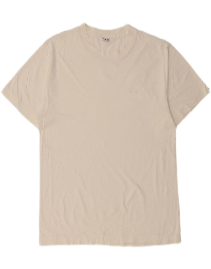 FILA Mens T-Shirt Top Small White