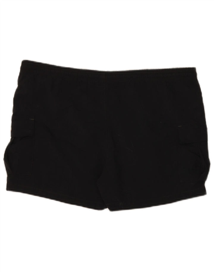 Pantaloncini da bagno da uomo Geographic Napapijri medio nero in poliammide