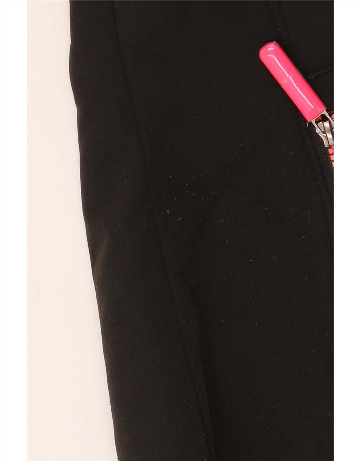 Superdry Chaqueta cortavientos con capucha para mujer, talla 40, talla M, color negro