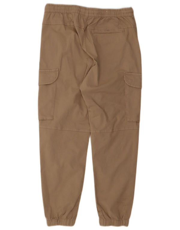 Zara Mens Joggers Cargo nadrág közepes W31 L27 bézs pamut
