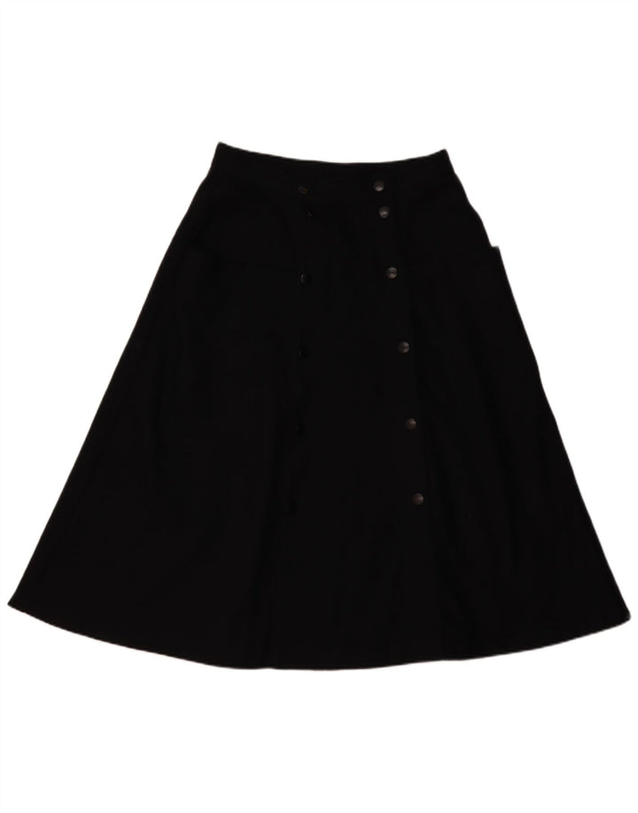 Fusta A-Line pentru femei VINTAGE W30 Medium Black
