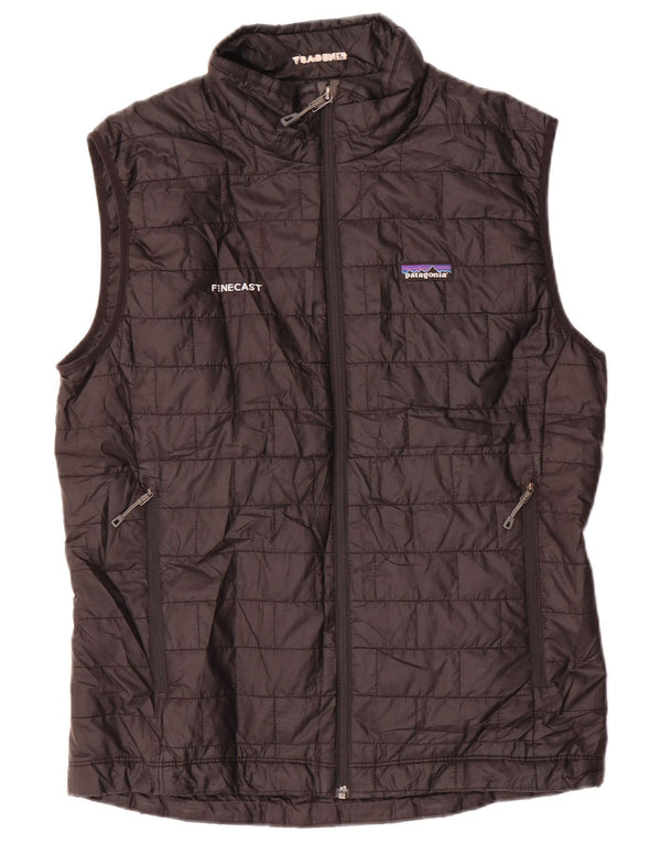 Patagonia Herre Polstret Gilet UK 38 Medium Sort Polyester