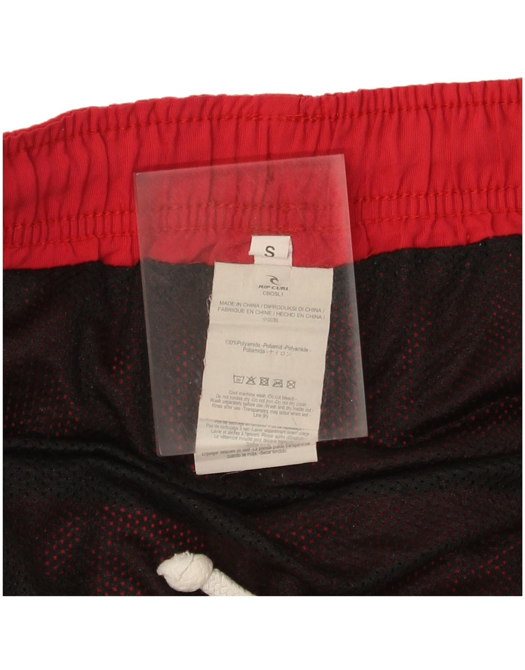 Rip Curl Mens Swimming Shorts Small Red Polyamide