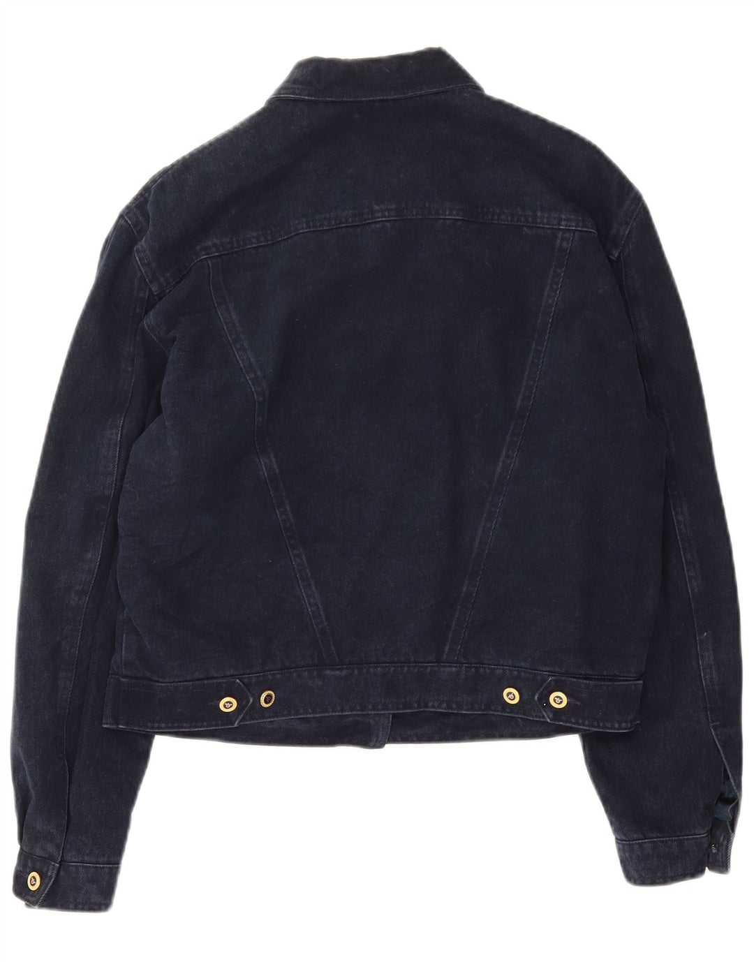 Giacca Jeans Donna Roccobarocco IT 42 Medio Blu Navy Cotone