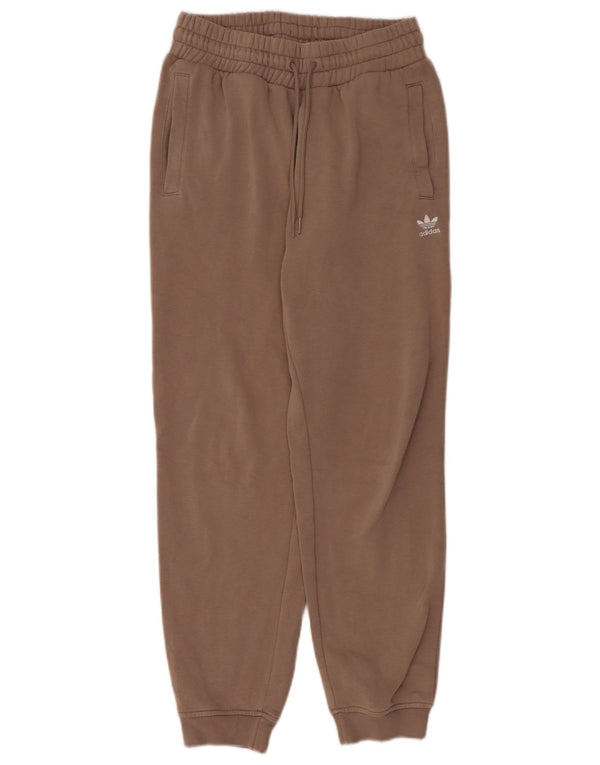 Adidas Pantalon de survêtement pour femme Joggers UK 10 Small Marron Coton