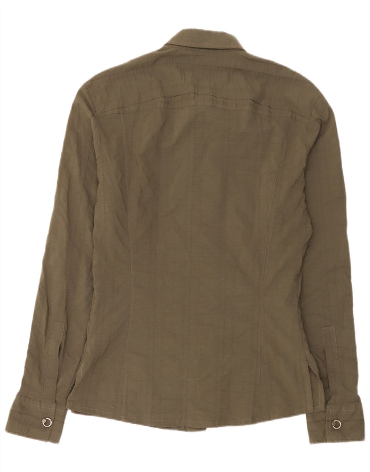 Bikkembergs Chemise Homme Large Kaki Polyester