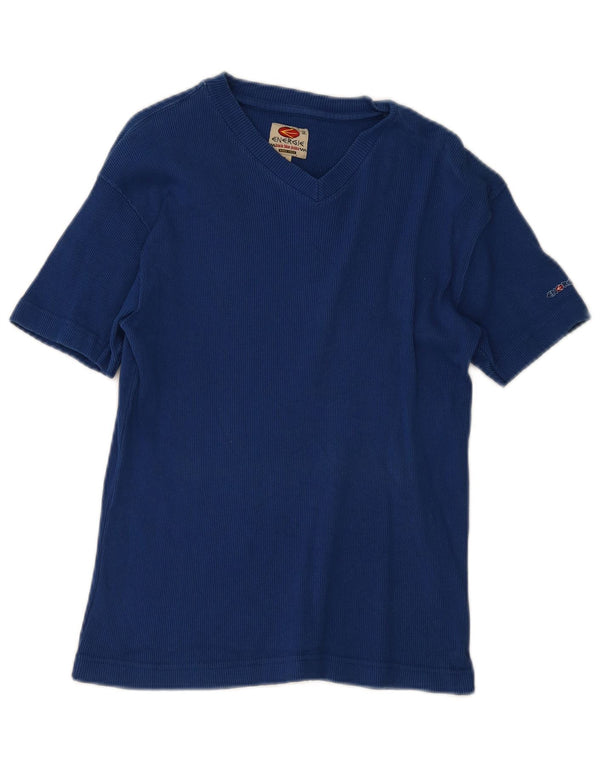 Energie Damen T-Shirt Top Large Blau Baumwolle
