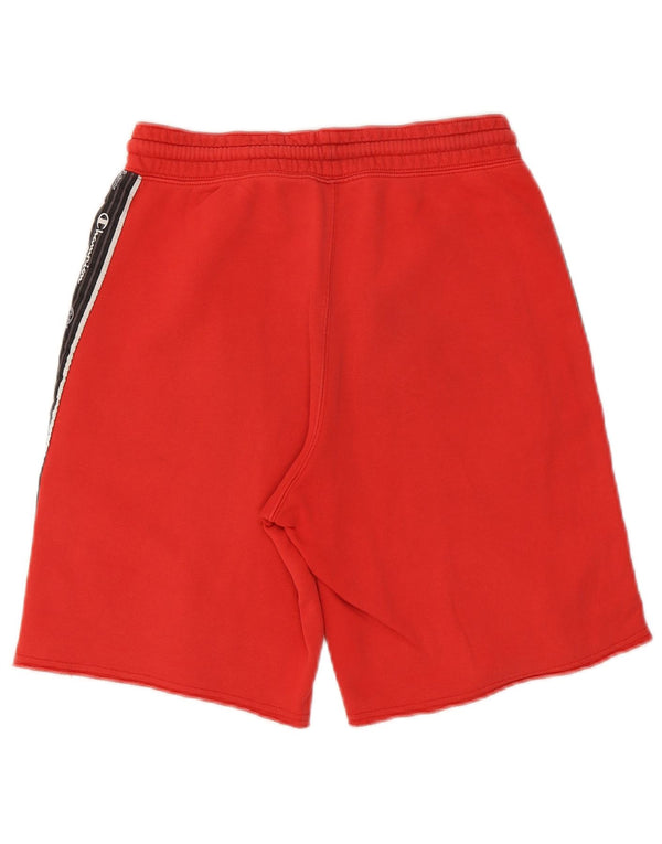 Champion Mens Graphic Sport Shorts Small  Red Colourblock