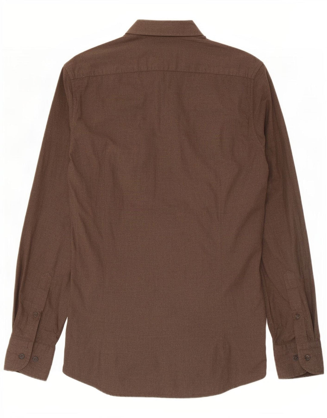 Massimo Dutti Chemise Homme Petit Marron Coton