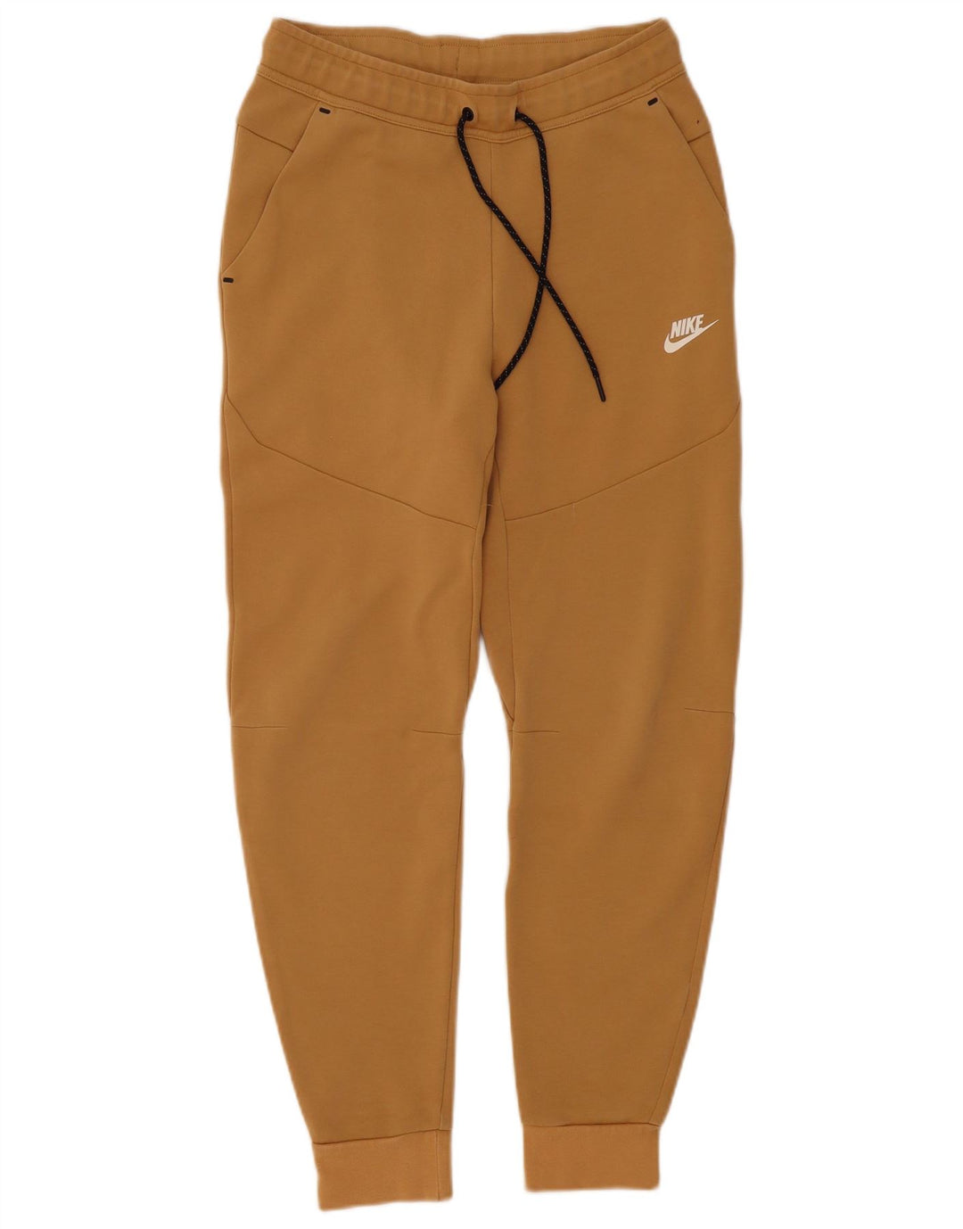 Nike Herren-Trainingshose, Jogginghose, Größe S, beige, Baumwolle
