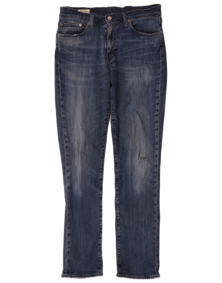 LEVI'S Mens 511 Slim Jeans W32 L32 Blue Cotton