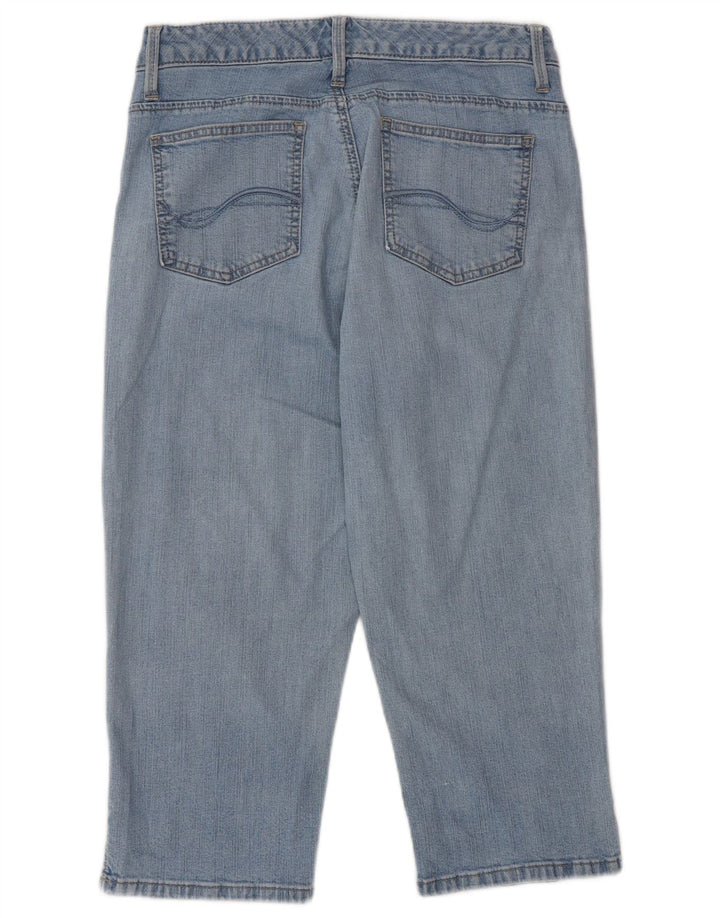 Lee Womens Low Waist Capri Jeans W28 L20 Blue